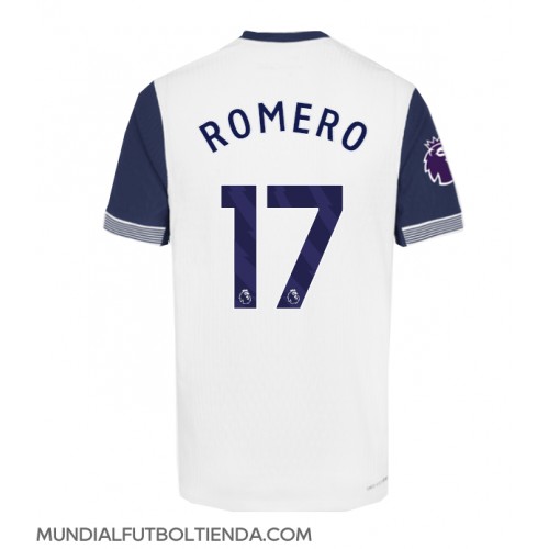 Camiseta Tottenham Hotspur Cristian Romero #17 Primera Equipación Replica 2024-25 mangas cortas